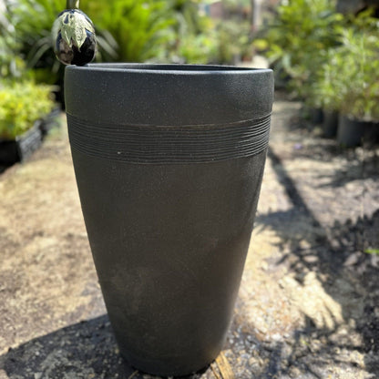 כד פלסטיק כתר שחור גבוה קל משקל 72 ס״מ 44 קוטר 280 שח-min